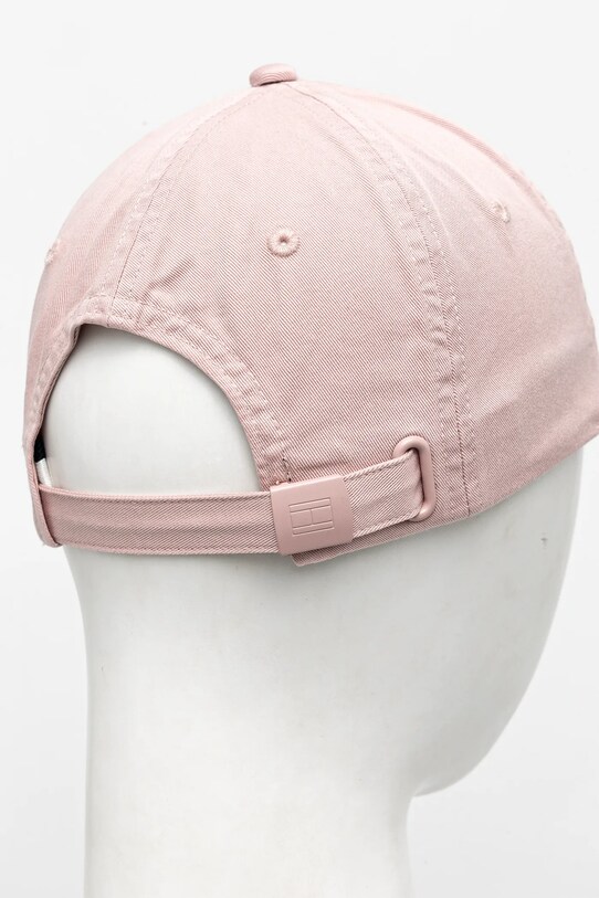 Bavlnená šiltovka Tommy Hilfiger ružová AW0AW17131