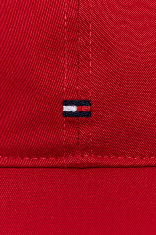 Tommy Hilfiger șapcă de baseball din bumbac AW0AW17131 rosu SS25