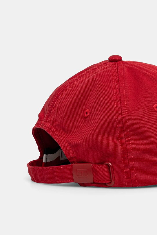 Аксесуари Бавовняна бейсболка Tommy Hilfiger AW0AW17131 червоний