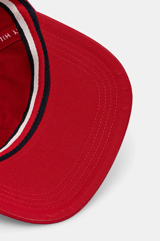 Бавовняна бейсболка Tommy Hilfiger червоний AW0AW17131