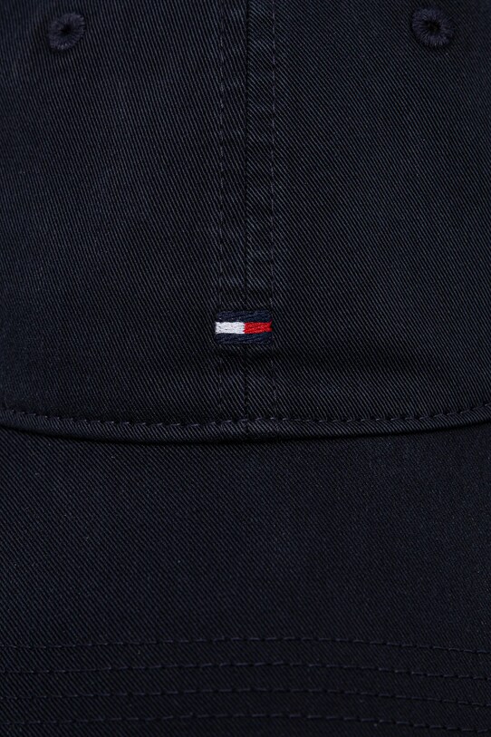 Tommy Hilfiger czapka z daszkiem bawełniana AW0AW17131 granatowy SS25