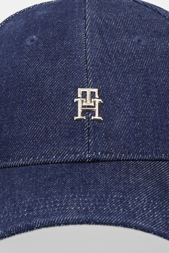 Tommy Hilfiger czapka z daszkiem jeansowa AW0AW17137 granatowy SS25