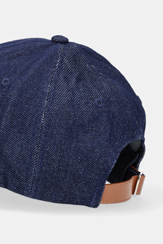 Akcesoria Tommy Hilfiger czapka z daszkiem jeansowa AW0AW17137 granatowy