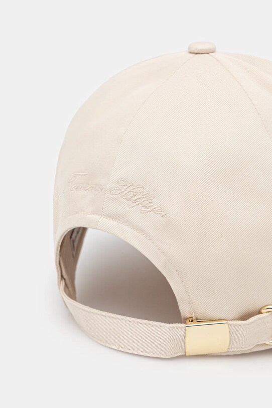 Kiegészítők Tommy Hilfiger pamut baseball sapka AW0AW17138 bézs