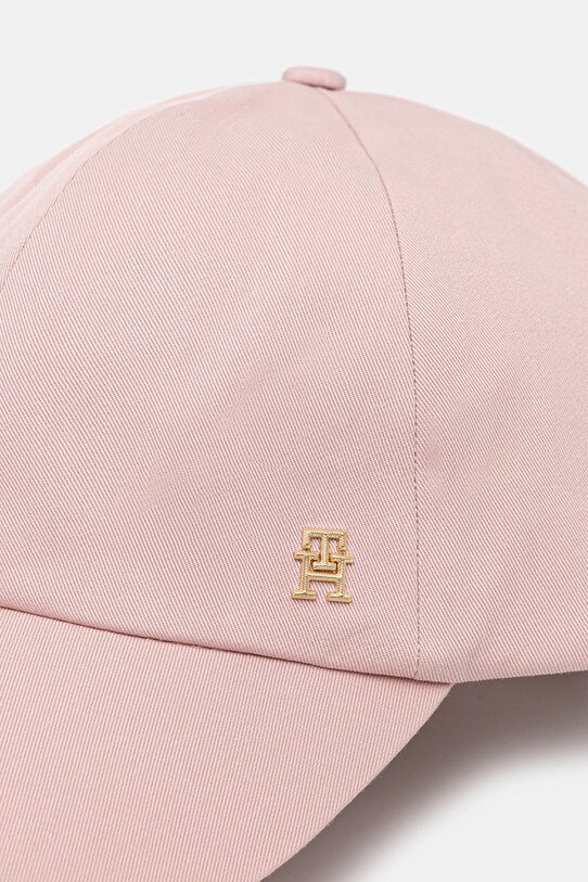 Tommy Hilfiger pamut baseball sapka AW0AW17138 rózsaszín SS25