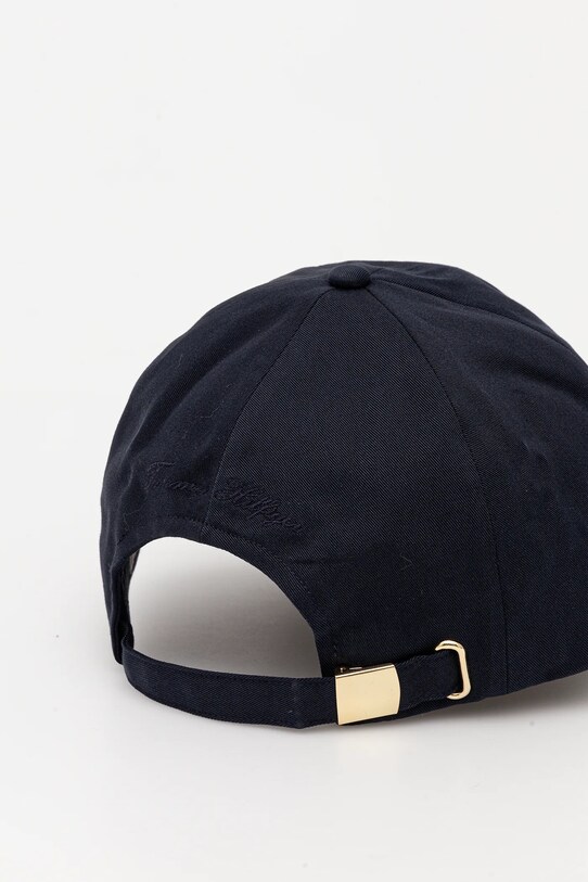 Kiegészítők Tommy Hilfiger pamut baseball sapka AW0AW17138 sötétkék