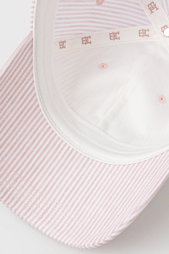 Tommy Hilfiger șapcă de in roz AW0AW17141