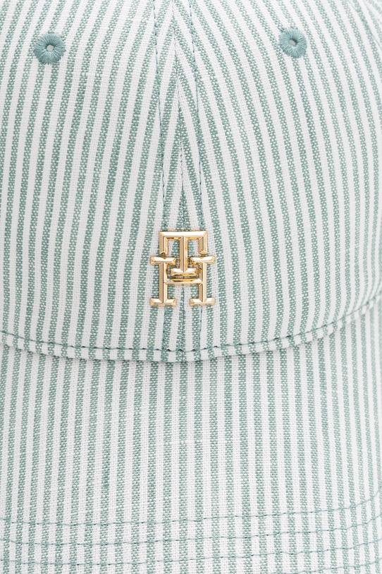 Doplňky Lněná kšiltovka Tommy Hilfiger AW0AW17141 zelená