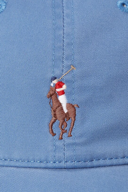 Аксессуары Хлопковая кепка Polo Ralph Lauren 211967361 голубой