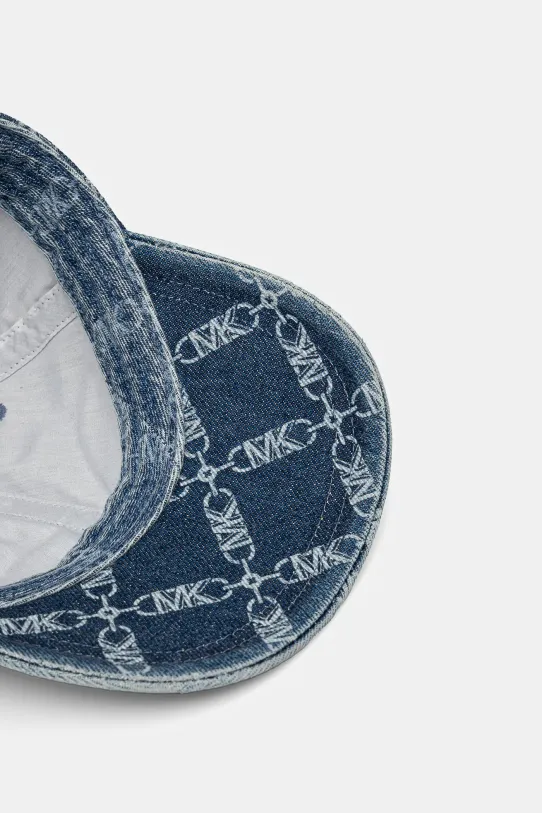 MICHAEL Michael Kors czapka z daszkiem bawełniana niebieski MS50004H2P