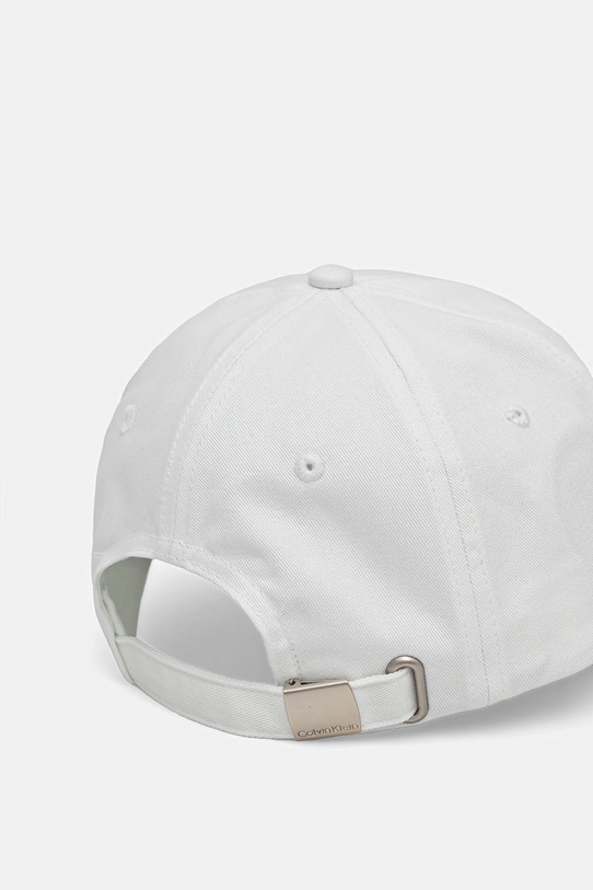 Doplňky Bavlněná baseballová čepice Calvin Klein Jeans LV04K5024G bílá