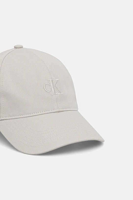Бавовняна бейсболка Calvin Klein Jeans LV04K5024G сірий SS25