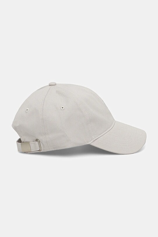 Akcesoria Calvin Klein Jeans czapka z daszkiem bawełniana LV04K5024G szary