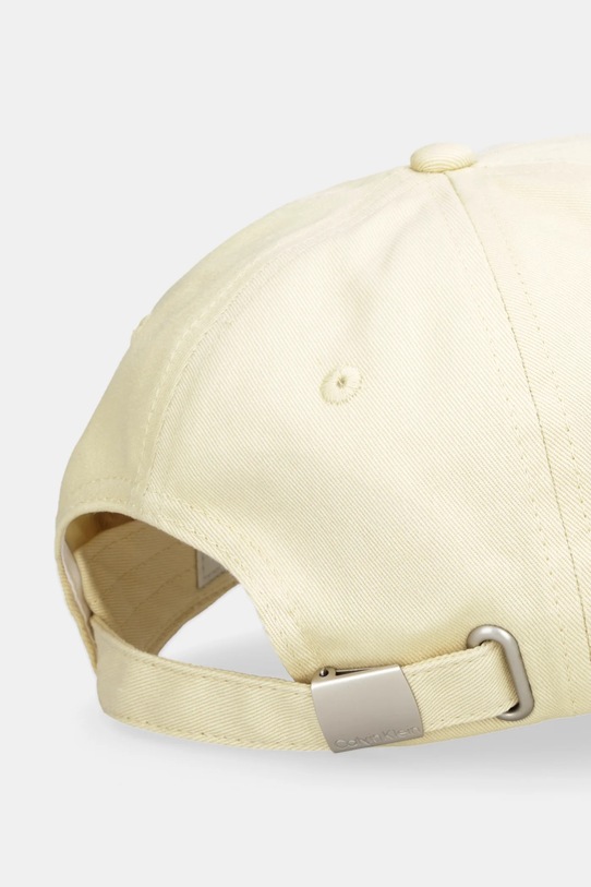 Αξεσουάρ Βαμβακερό καπέλο του μπέιζμπολ Calvin Klein Jeans LV04K5024G κίτρινο
