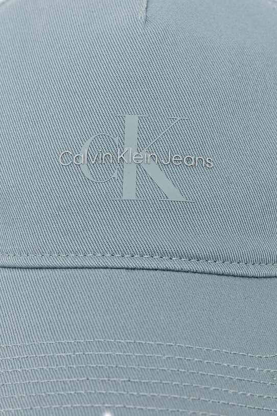 Хлопковая кепка Calvin Klein Jeans LV04K5027G голубой SS25