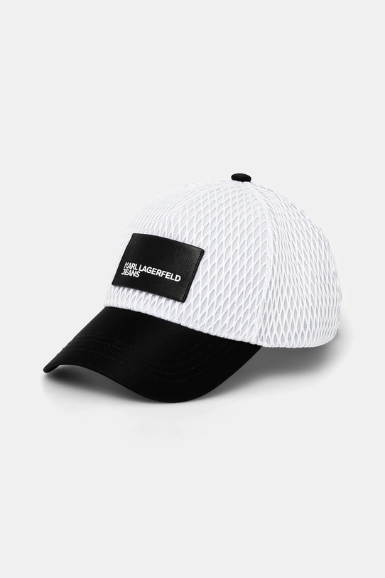 Karl Lagerfeld Jeans sapca imprimeu alb A2W33043