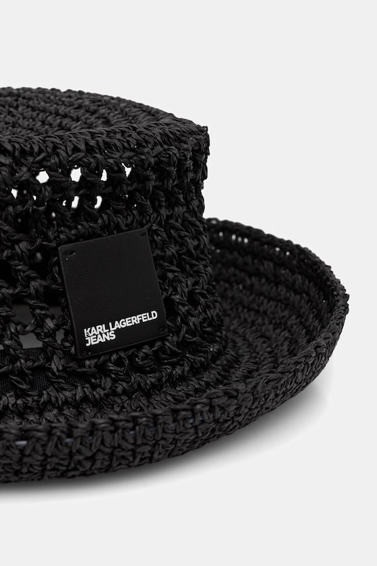 Klobúk Karl Lagerfeld Jeans A2W33033 čierna SS26