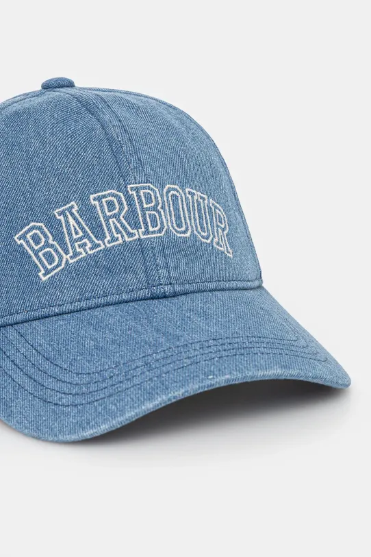 Barbour șapcă de baseball din denim Emily LHA0582BL31 albastru SS25