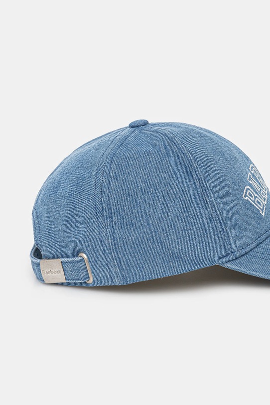 Akcesoria Barbour czapka z daszkiem jeansowa Emily LHA0582BL31 niebieski