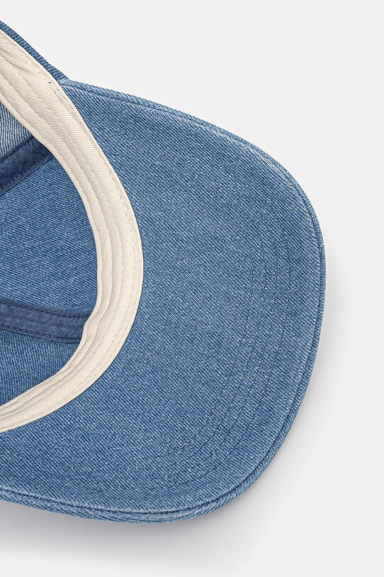 Barbour șapcă de baseball din denim Emily albastru LHA0582BL31