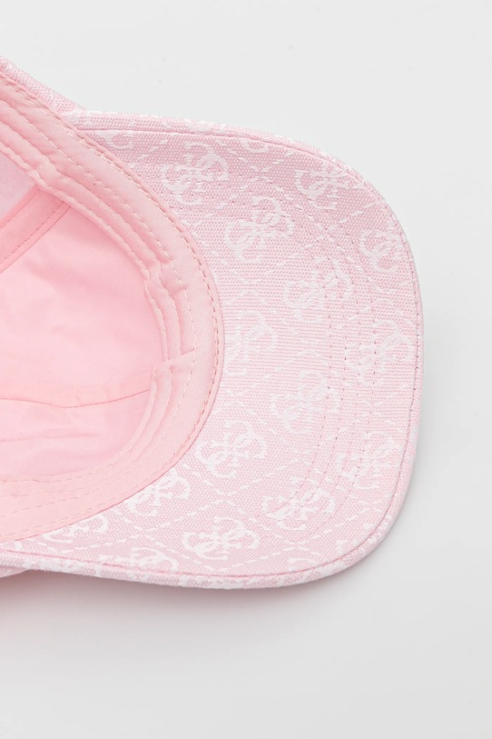 Guess czapka z daszkiem różowy V5GZ03.WH492