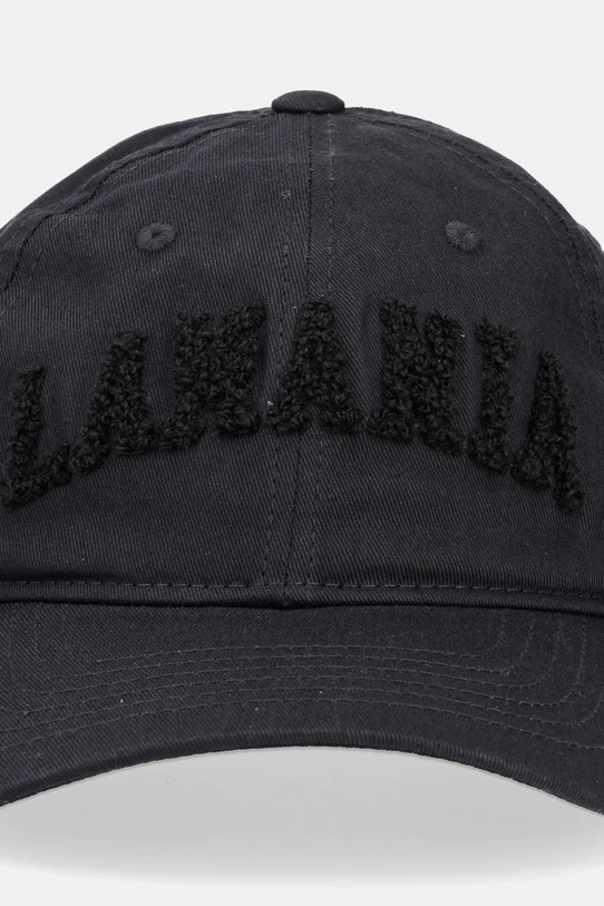 La Mania czapka z daszkiem bawełniana CZAPKA.MONO.800 czarny SS25