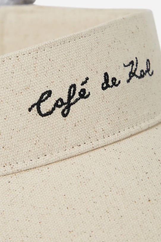 Akcesoria Karl Lagerfeld daszek bawełniany A2W33023 beżowy