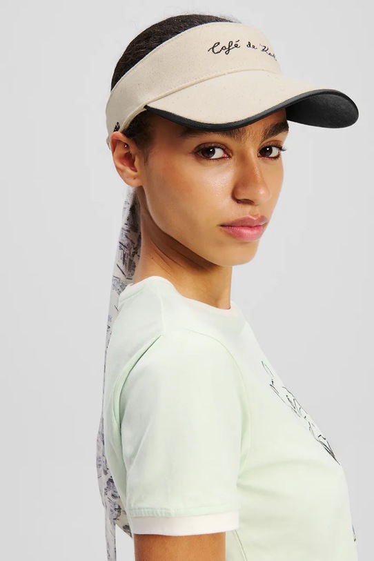 Karl Lagerfeld daszek bawełniany A2W33023 beżowy