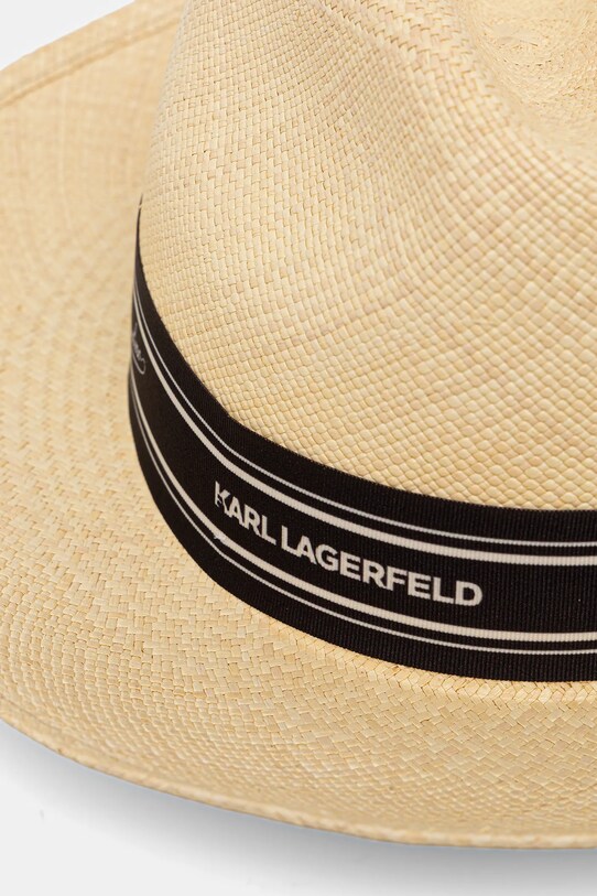 Karl Lagerfeld pălărie KL000176 bej SS25