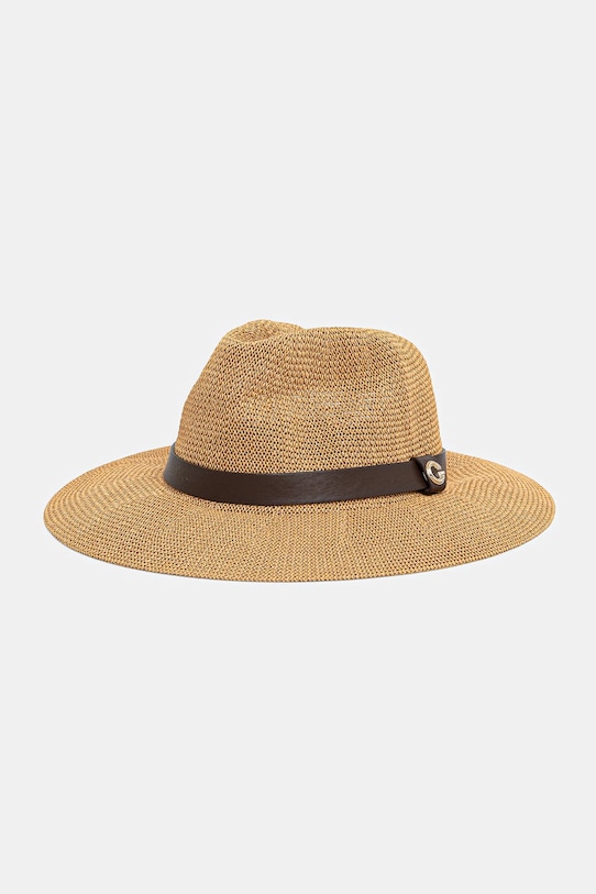 Капелюх Guess FEDORA аплікація коричневий AW5287.NYL01