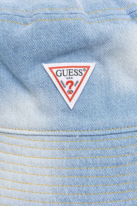 Bavlnený klobúk Guess AW5289.COT01 modrá SS25
