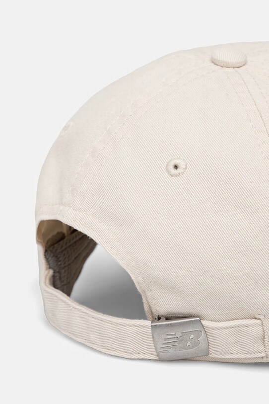 Accesorii New Balance șapcă de baseball din bumbac LAH51009LIN bej