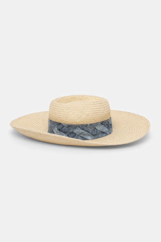 Kurt Geiger London kapelusz KENSINGTON aplikacja beżowy 4419988999