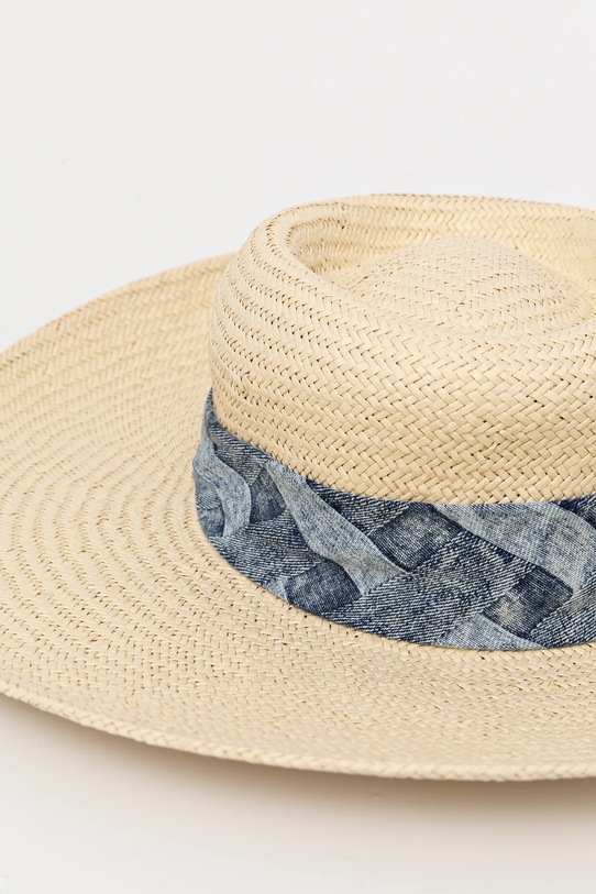 Kurt Geiger London kapelusz KENSINGTON 4419988999 beżowy SS25