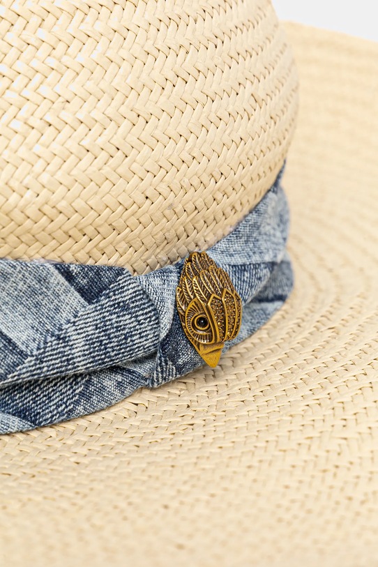 Akcesoria Kurt Geiger London kapelusz KENSINGTON 4419988999 beżowy