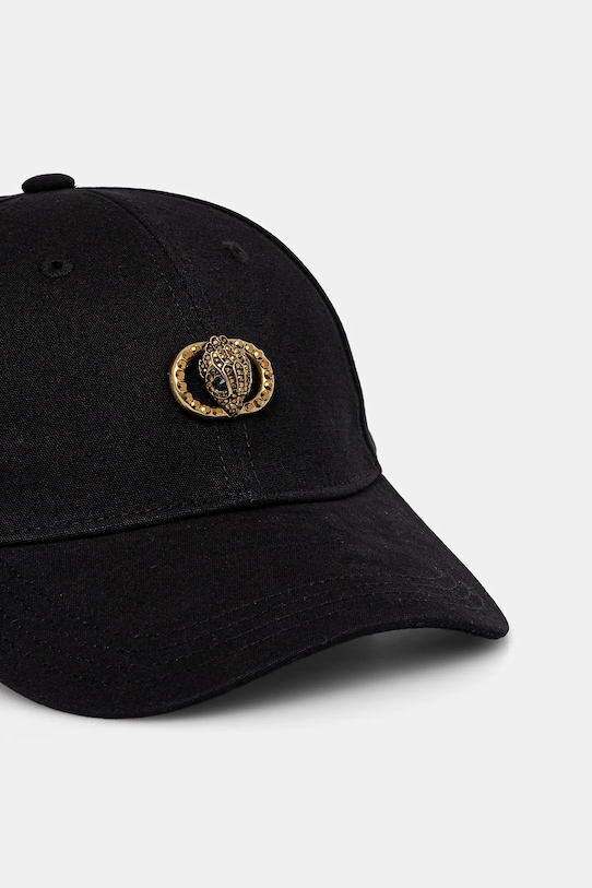Pamučna kapa sa šiltom Kurt Geiger London CHELSEA 4419000499 crna SS25
