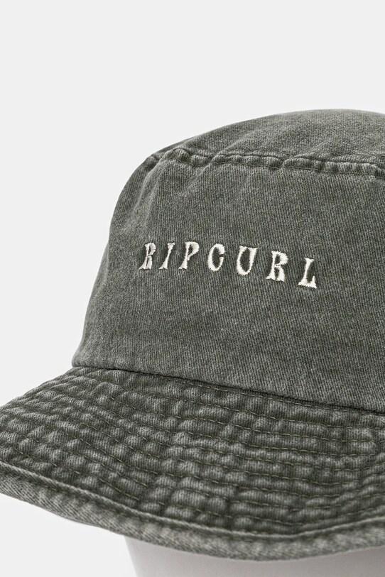 Rip Curl pălărie din bumbac 04OWHE verde SS25