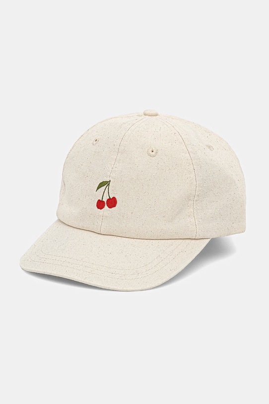Бавовняна бейсболка Rip Curl аплікація бежевий 04QWHE