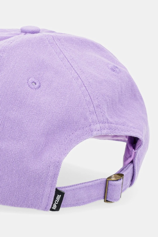 Akcesoria Rip Curl czapka z daszkiem bawełniana 04QWHE fioletowy