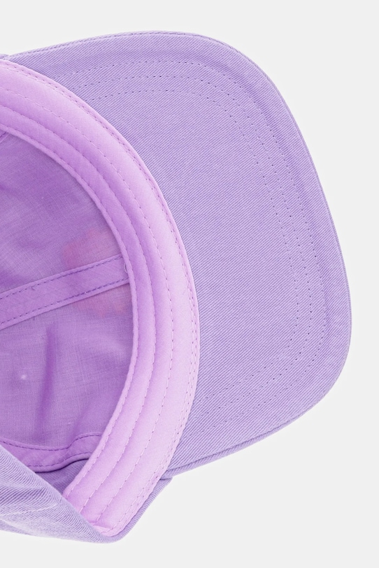 Rip Curl czapka z daszkiem bawełniana fioletowy 04QWHE