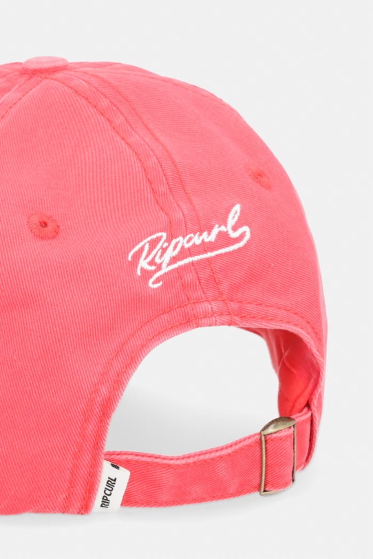 Akcesoria Rip Curl czapka z daszkiem damska bawełniana 04QWHE czerwony