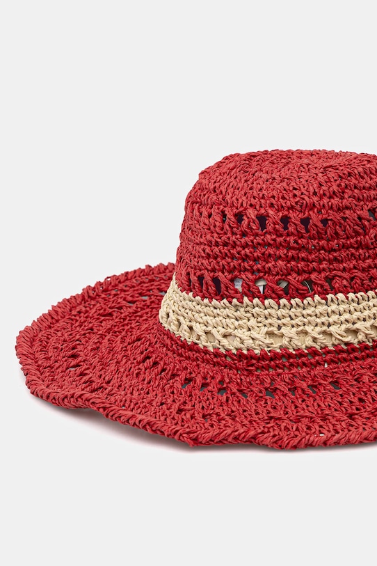 Капелюх United Colors of Benetton 62NLDA016 червоний SS25