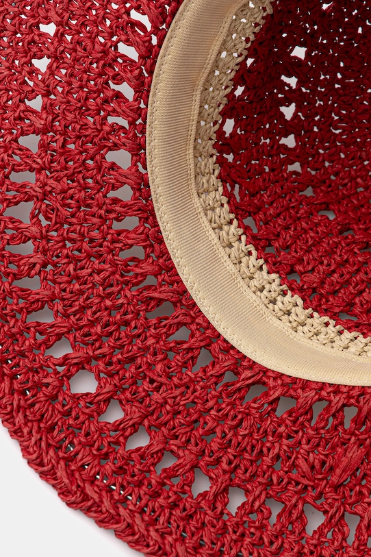 Капелюх United Colors of Benetton червоний 62NLDA016