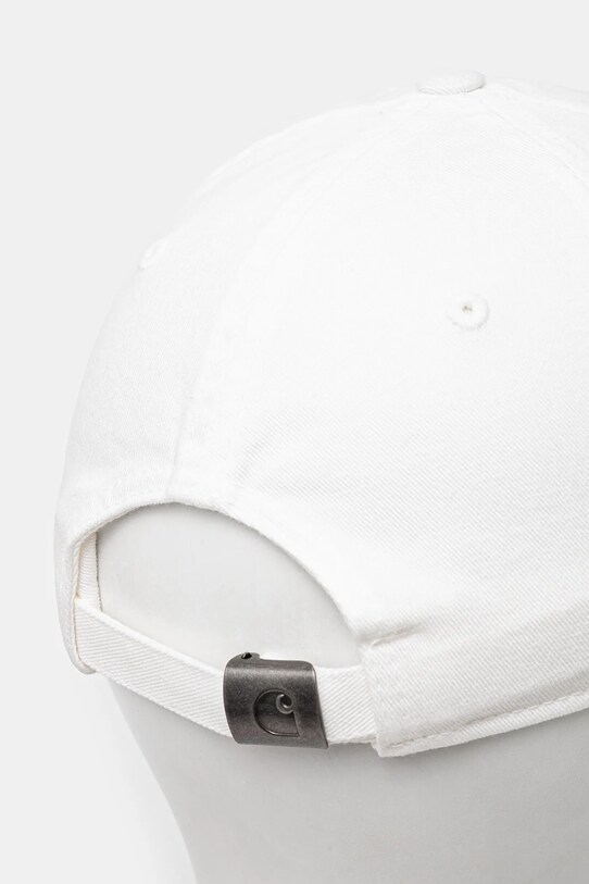 Accessori Carhartt WIP berretto da baseball in cotone Madison Logo Cap I034606.00AXX bianco