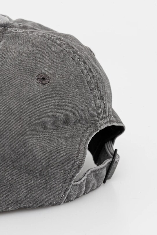 Bavlněná baseballová čepice The Kooples AMHA30013K šedá SS25