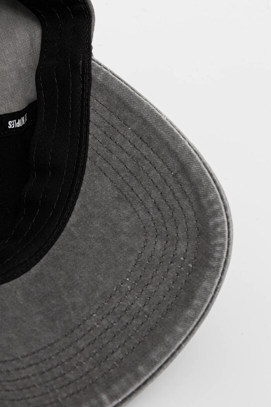 Doplňky Bavlněná baseballová čepice The Kooples AMHA30013K šedá