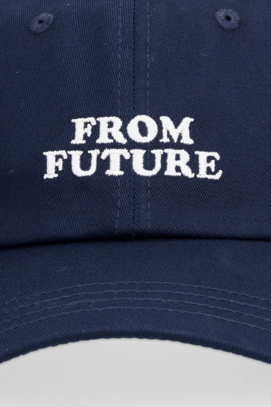 From Future baseball cap damska bawełniana ACA00907 granatowy SS25