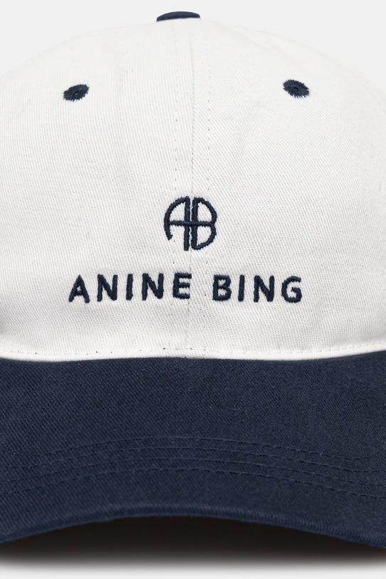 Anine Bing cotton baseball cap Jeremy Baseball Cap A.12.9084 white SS25