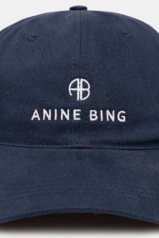 Anine Bing cotton baseball cap Jeremy Baseball Cap A.12.9084 navy SS25
