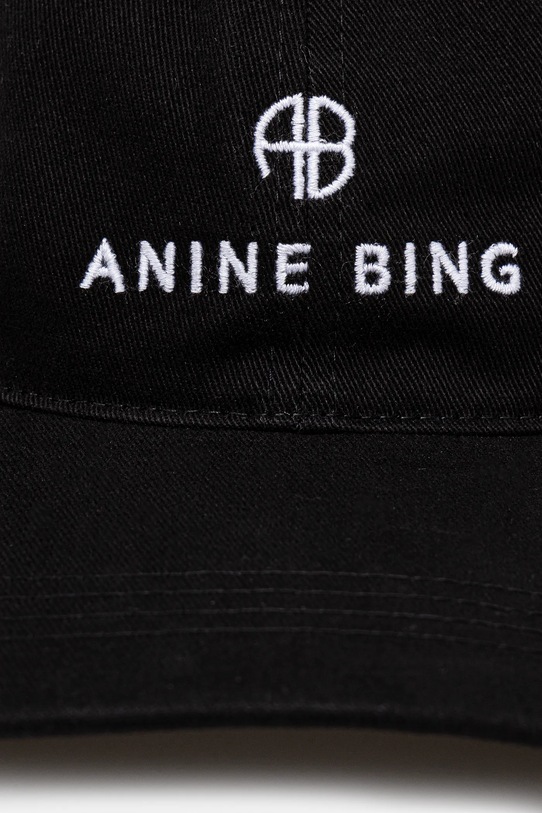 Anine Bing cotton baseball cap Jeremy Baseball Cap S.12.9084 black SS25